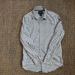 Daniel Hechter Blue and White Casual Button Down Shirt